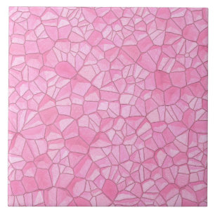 Keramik aus rosa Foto Fliese