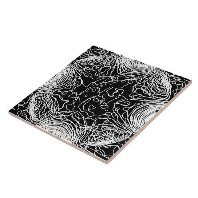 Keramik aus Weißgarn Fliese (Seite)