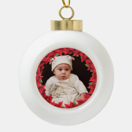 Keramik Ball Kind/Baby Foto Gerahmte Einrichtung Kugel-Ornament