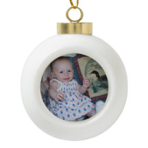 Keramik Ball Weihnachtsbaumdesign mit Niedlichem F