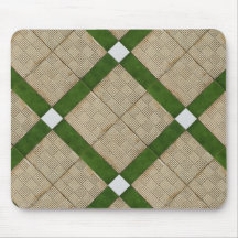 Keramik-Betonziegel-diagonales grünes Grau