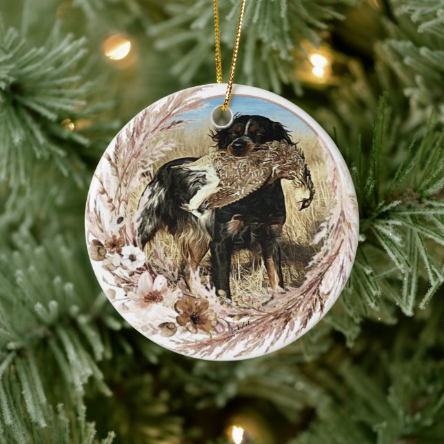 Keramik Bretagne Ornament (Baum)