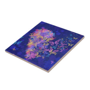 Keramik Butterfly Herzklopfen Fliese
