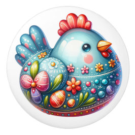 Keramik Chicken Theme Keramikknauf