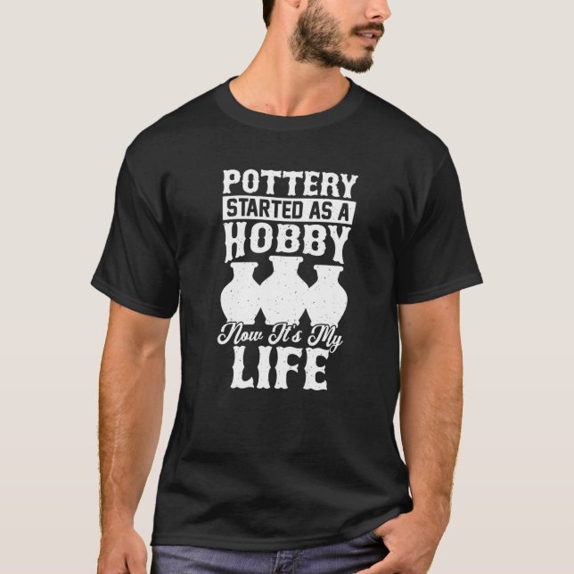 Keramik Clay Maker Pottering Premium T-Shirt (Vorderseite)