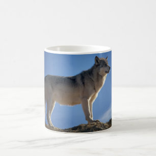 Keramik Coffee Tasse-Wolf Kaffeetasse