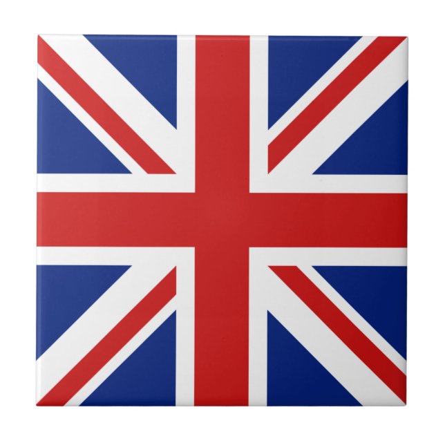 Keramik der britischen Flagge Fliese (Vorderseite)