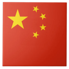 Keramik der chinesischen Flagge (China) Fliese