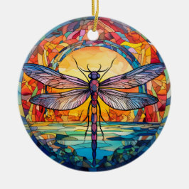 Keramik der Drachenfliege Ornament