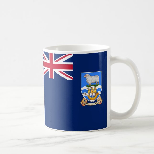 Keramik der Falklandinseln Kaffeetasse (Rechts)