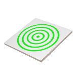 Keramik der konzentrischen Kreise Fliese<br><div class="desc">Maßgeschneiderte Keramik-Kachel mit Retro-Stil bunt Konzentrische Kreise auf der Vorderseite gedruckt.</div>