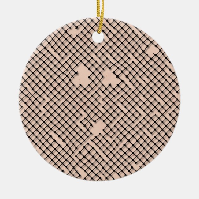 Keramik der Threadbare Fischnetze Ornament (Vorne)