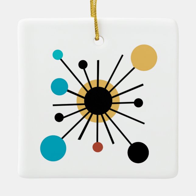 Keramik der Vintagen Stimmen Keramikornament (Vorderseite)