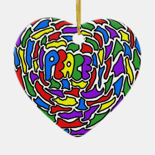 Keramik des Friedens Ornament