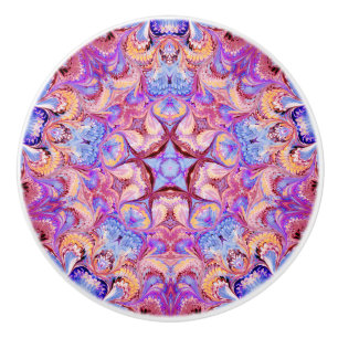 Keramik-Fach-Griff-Kaleidoskop-Stern Keramikknauf