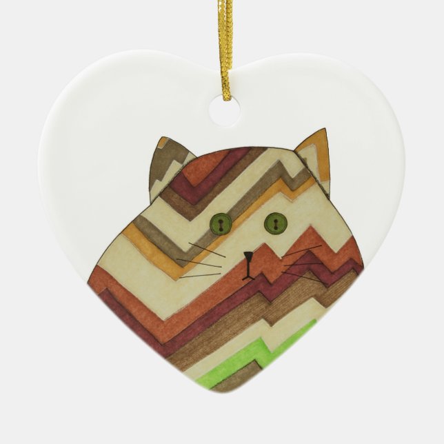 Keramik Fett Ornament (Vorne)