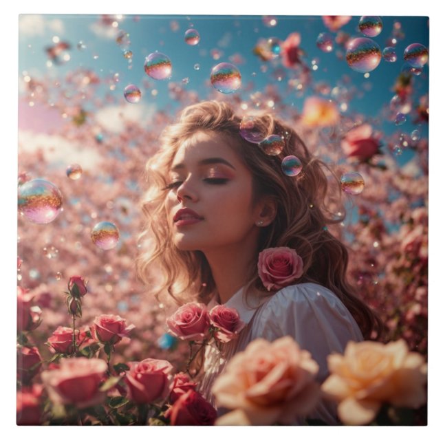 Keramik Fliese (Vorderseite)