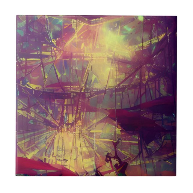 Keramik Fliese (Vorderseite)