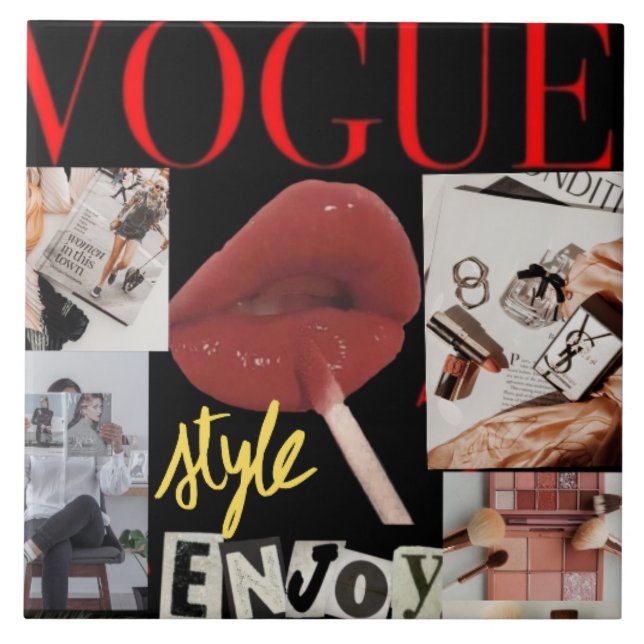 Keramik Fliese (Vorderseite)