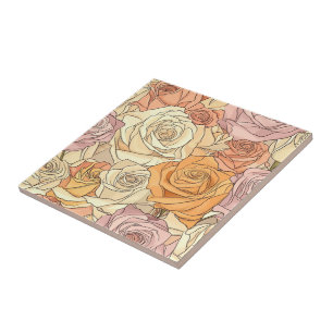 Keramik-Fliesen für klassische Mosaik-Rose Fliese