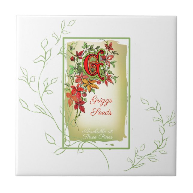 Keramik-Fliesen für Wasserfarbensaatgut Fliese (Vorderseite)