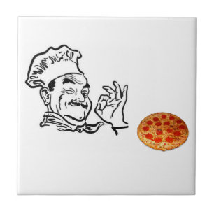 Keramik-Fliesen-Pizza-Mann Fliese