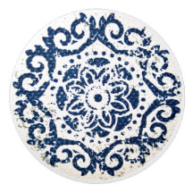 Keramik für blaues und weißes Design