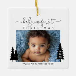Keramik für das 1. Weihnachtsfest des Babys Keramikornament