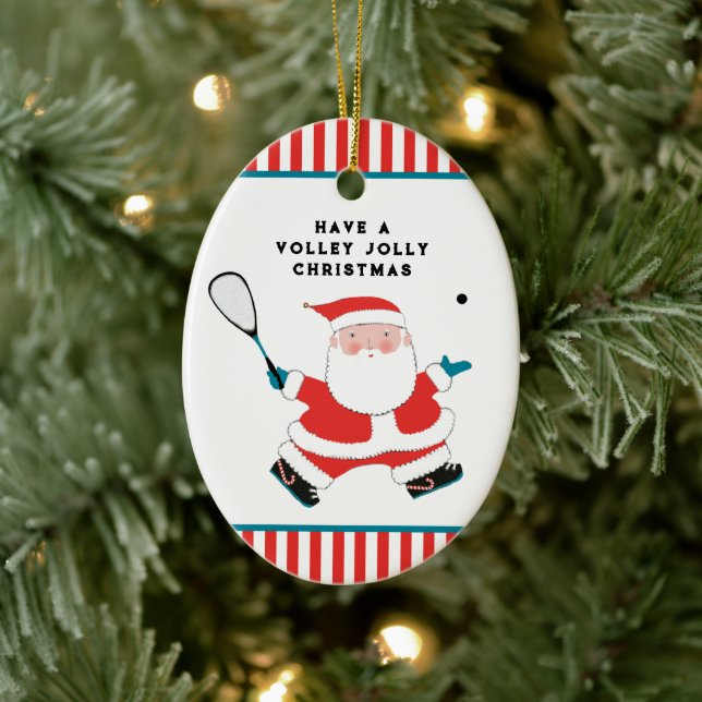 Keramik für personalisierte Squashsportarten Keramik Ornament (Baum)