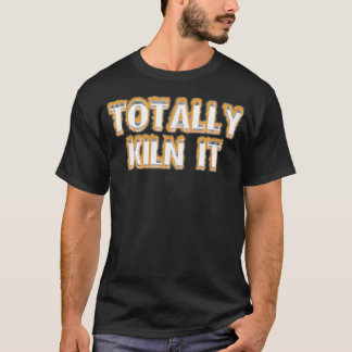 Keramik Geschirr Töpferwaren total Ofen T-Shirt