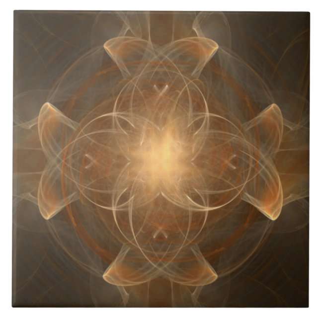 Keramik Golden Celitc Cross Fliese (Vorderseite)