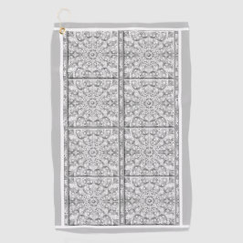 Keramik Grau Golfhandtuch