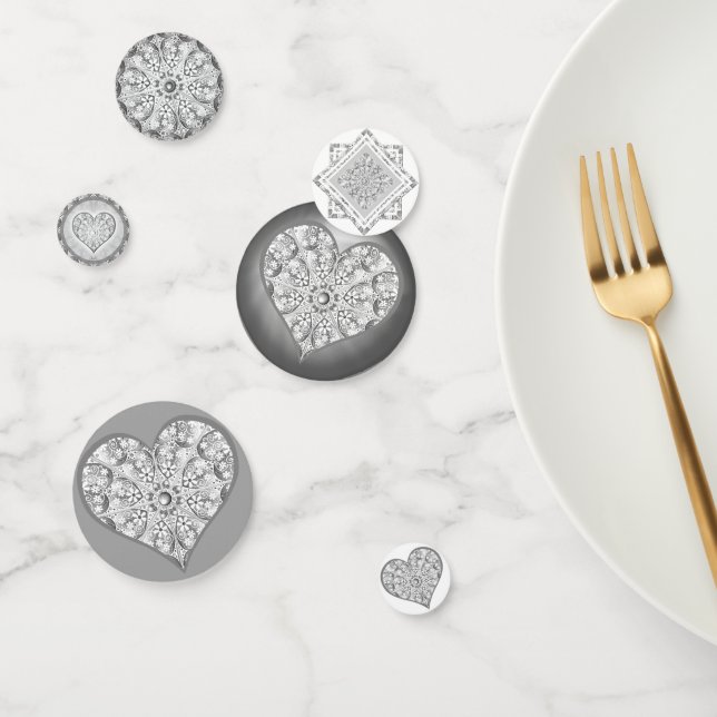 Keramik Grau Konfetti (Gruppe)