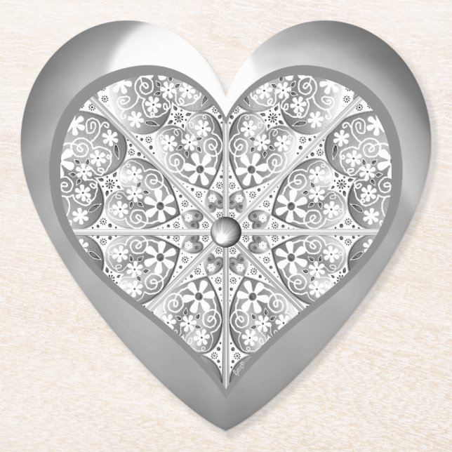 Keramik Grau Untersetzer (Vorderseite)