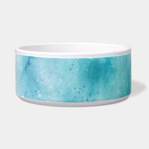 Keramik-Haustier-Schale mit einem türkis-blauen Wa Napf