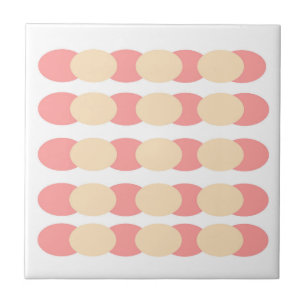 Keramik im Mid-Century-Spot-Print-Design Fliese