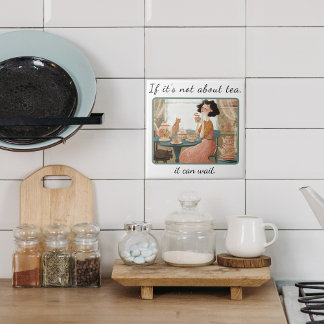 Keramik im Retrostil Fliese