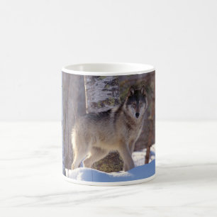Keramik-Kaffee Tasse-Wolf Kaffeetasse