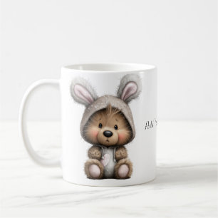 Keramik-Kaffeetasse Cartoon Bunny Bär Kaffeetasse