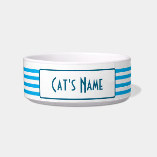 Keramik Katzenschale, Personalisieren Sie den Name Napf