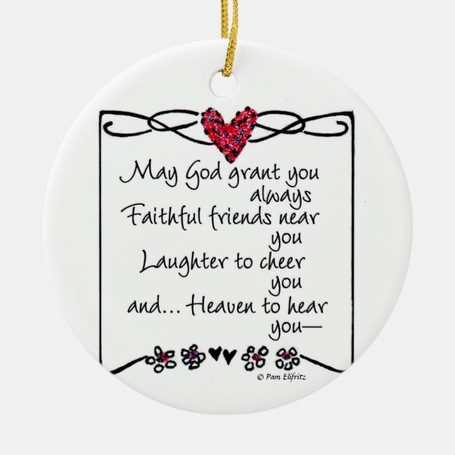 Keramik Keramik Ornament (Vorne)