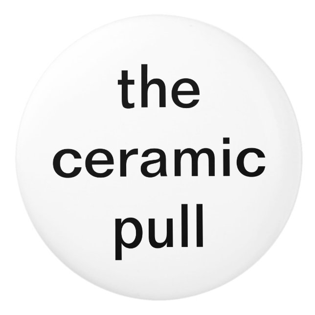 Keramik Keramikknauf (Vorderseite)