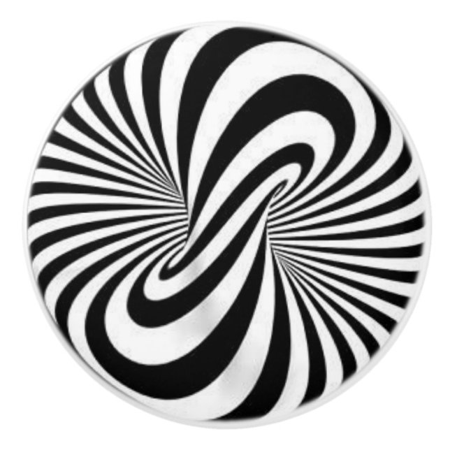 Keramik Knobs - Niemals beenden Keramikknauf (Vorderseite)