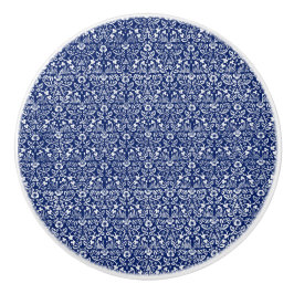Keramik Knobs William Morris Blue Art Keramikknauf