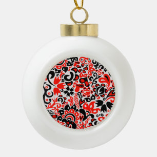  KERAMIK Kugel-Ornament