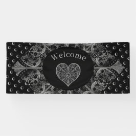 Keramik Lace Black Banner