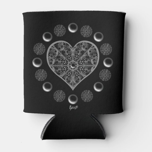 Keramik Lace Black Dosenkühler (Vorderseite)