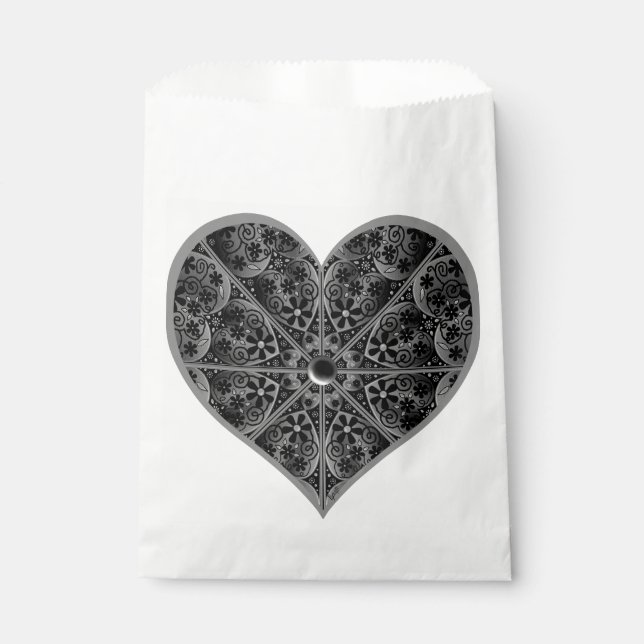 Keramik Lace Black Geschenktütchen (Vorderseite)