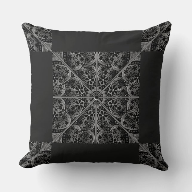 Keramik Lace Black Kissen (Vorderseite)