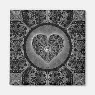 Keramik Lace Black Magnet